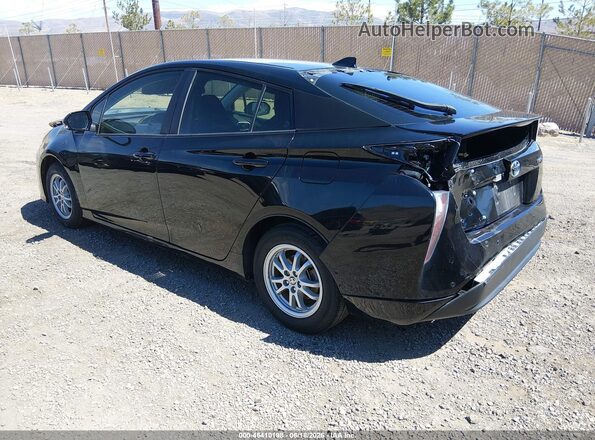 JTDKARFU5H3043294 2017 TOYOTA PRIUS Black Tył lewy