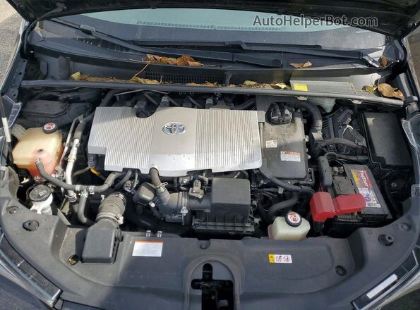 JTDKARFU5H3536697 2017 TOYOTA PRIUS Черный Вид задней части салона