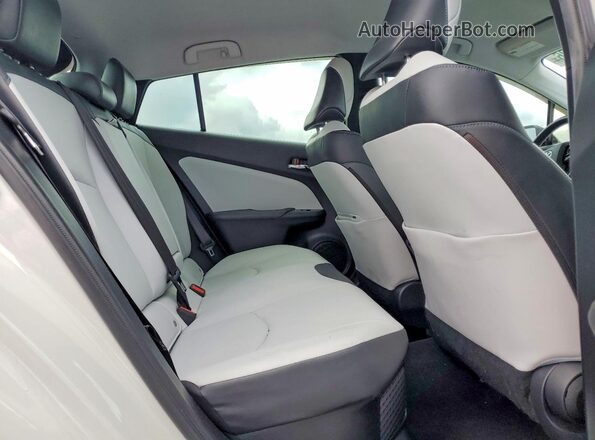 JTDKARFU5K3075119 2019 TOYOTA PRIUS White Rear seats view