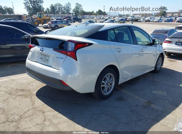 JTDKARFU5K3077940 2019 TOYOTA PRIUS White უკანა მარჯვენა