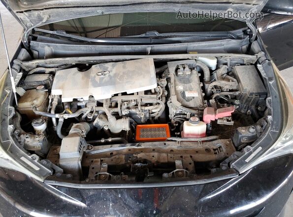 JTDKARFU6H3045555 2017 TOYOTA PRIUS Черный Вид задней части салона