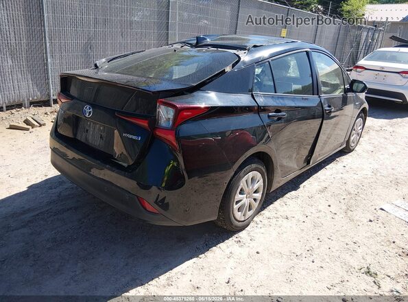 JTDKARFU6K3100240 2019 TOYOTA PRIUS Black Trasero derecho