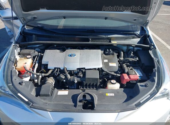 JTDKARFU7H3050831 2017 TOYOTA PRIUS Silver Rear view