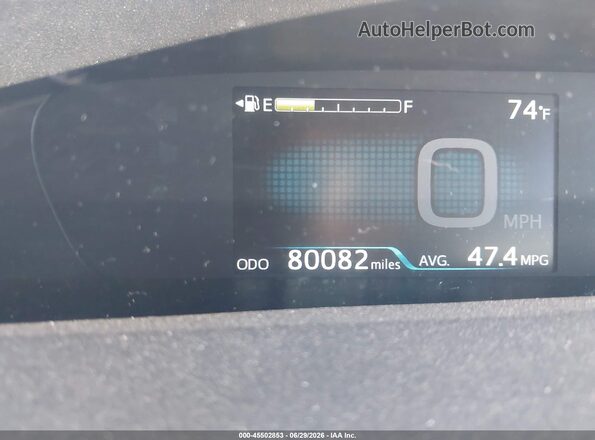 JTDKARFU7H3050831 2017 TOYOTA PRIUS Silver 