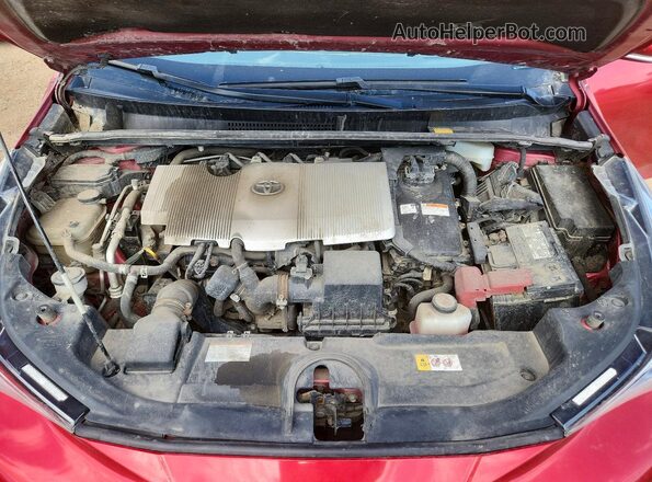 JTDKARFU7H3530951 2017 TOYOTA PRIUS Red Rear interior view
