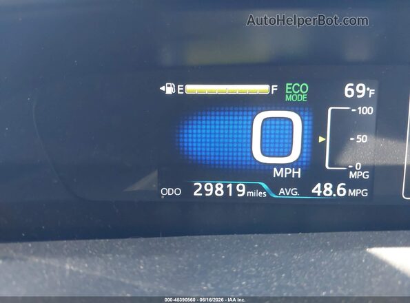 JTDKARFU8G3023409 2016 TOYOTA PRIUS Black 
