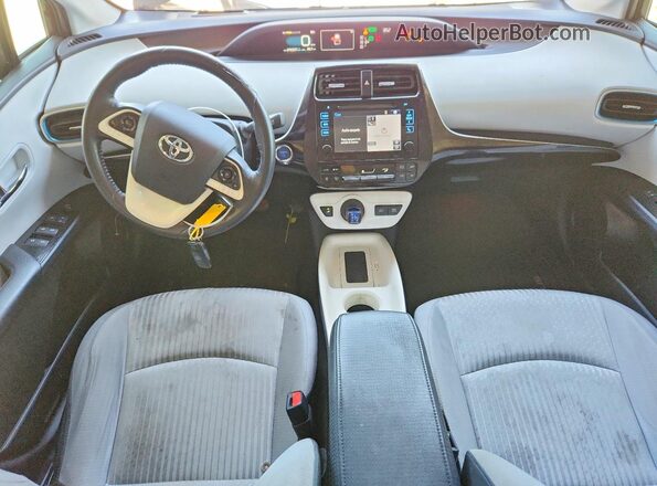 JTDKARFU8G3025872 2016 TOYOTA PRIUS Black Vista del salpicadero