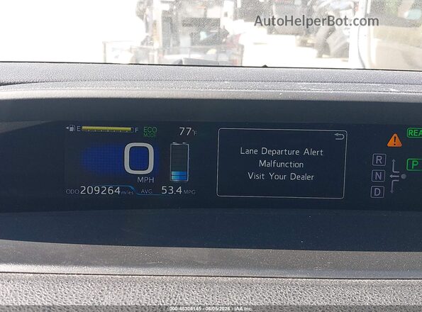 JTDKARFU8H3034475 2017 TOYOTA PRIUS Black Հետևի նստատեղերի տեսք