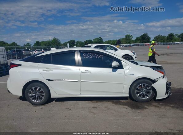 JTDKARFU8K3073171 2019 TOYOTA PRIUS White უკანა სალონის ხედი
