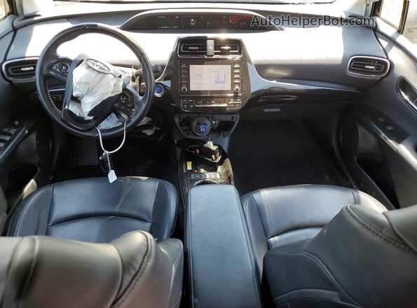 JTDKARFU8L3113752 2020 TOYOTA PRIUS Black Առջևի վահանակի տեսք