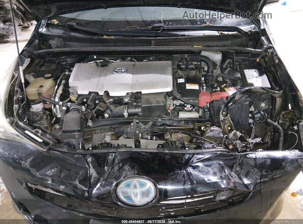 JTDKARFU9J3545487 2018 TOYOTA PRIUS Black Widok z tyłu