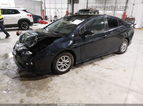 JTDKARFU9J3545487 2018 TOYOTA PRIUS Black Przód lewy