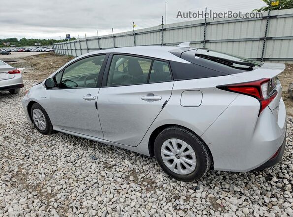 JTDKARFU9L3108897 2020 TOYOTA PRIUS Silver Trasero izquierdo