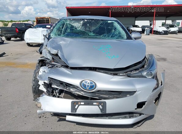JTDKARFUXG3027252 2016 TOYOTA PRIUS Серебряный Вид щитка приборов