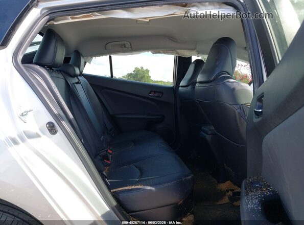 JTDKARFUXG3027252 2016 TOYOTA PRIUS Серебряный Вид наклейки с VIN-кодом