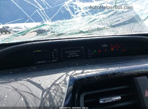 JTDKARFUXG3027252 2016 TOYOTA PRIUS Серебряный Вид задних сидений