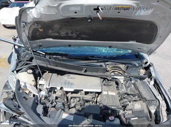 JTDKARFUXG3027252 2016 TOYOTA PRIUS Серебряный Вид сзади