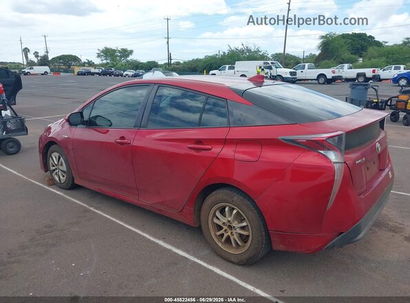 JTDKARFUXG3514032 2016 TOYOTA PRIUS Red Հետևի ձախ