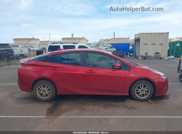 JTDKARFUXG3514032 2016 TOYOTA PRIUS Red Սալոնի 360 աստիճան տեսք