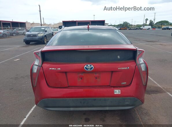 JTDKARFUXG3514032 2016 TOYOTA PRIUS Red 