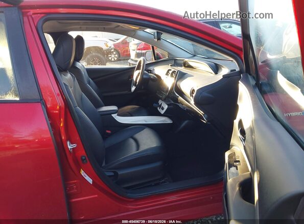 JTDKARFUXG3524625 2016 TOYOTA PRIUS Red 