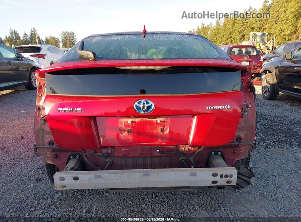 JTDKARFUXG3524625 2016 TOYOTA PRIUS Red 