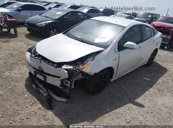JTDKARFUXH3045039 2017 TOYOTA PRIUS White Vista tres cuartos delantera izquierda