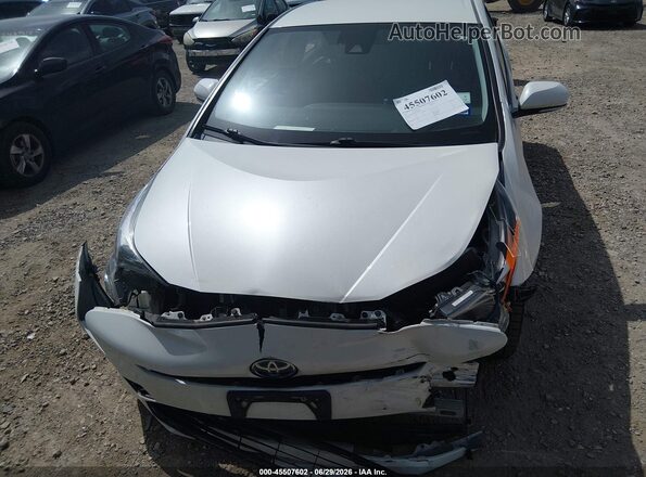 JTDKARFUXH3045039 2017 TOYOTA PRIUS White Vista del cuadro de instrumentos