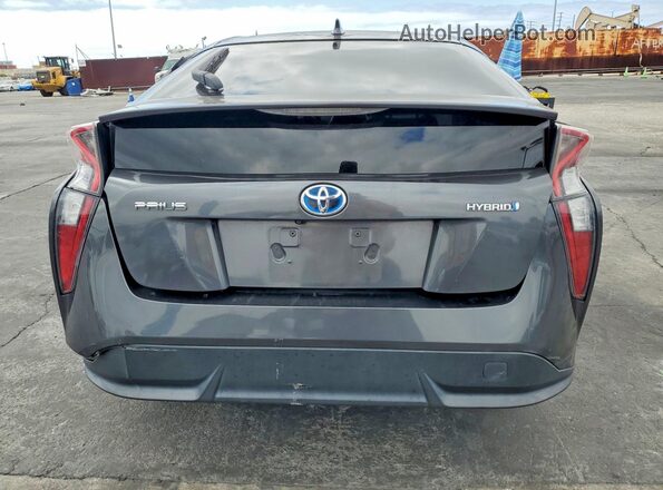 JTDKARFUXH3532791 2017 TOYOTA PRIUS Gray უკანა ხედი