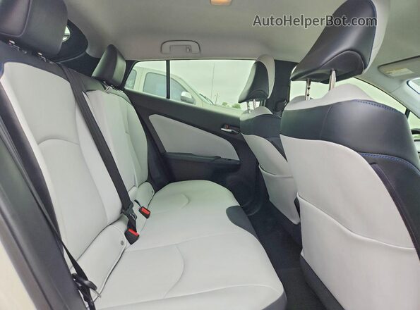 JTDKARFUXH3534718 2017 TOYOTA PRIUS White Rear seats view