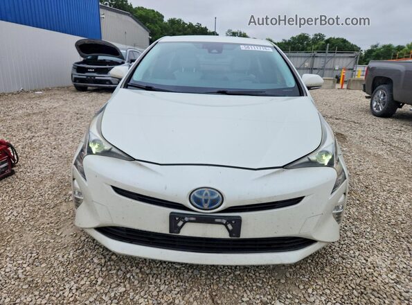 JTDKARFUXH3534718 2017 TOYOTA PRIUS White Front view