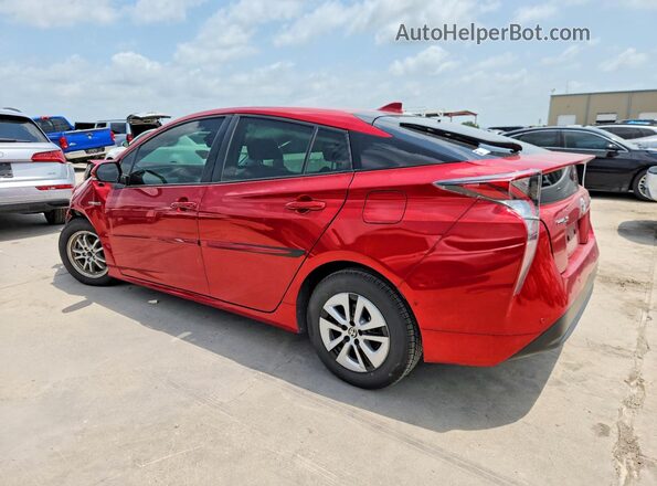JTDKARFUXH3538056 2017 TOYOTA PRIUS Red Rear left