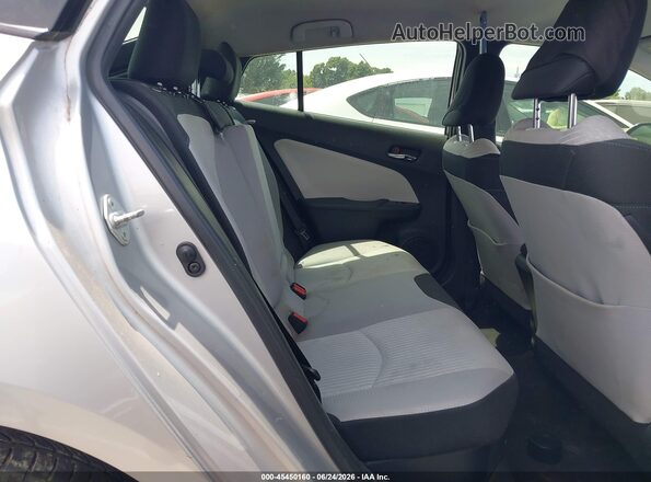 JTDKARFUXH3540292 2017 TOYOTA PRIUS Silver VIN կոդի պիտակի տեսք