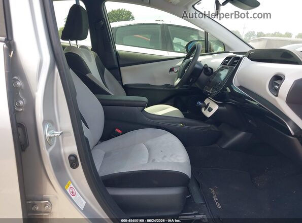 JTDKARFUXH3540292 2017 TOYOTA PRIUS Silver Սալոնի դիմացի տեսք
