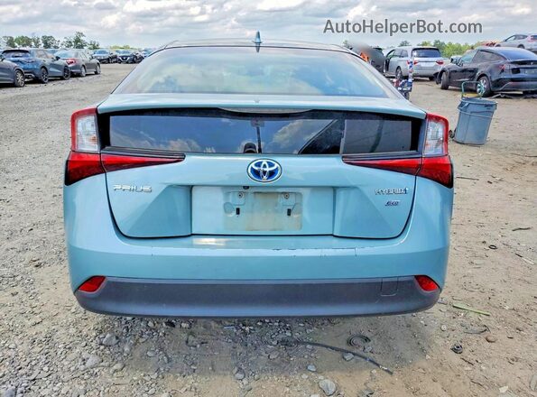 JTDKARFUXK3099402 2019 TOYOTA PRIUS Blue Rear view