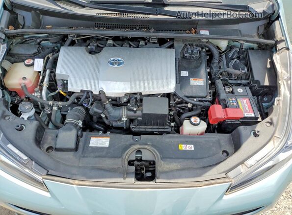 JTDKARFUXK3099402 2019 TOYOTA PRIUS Blue Rear interior view