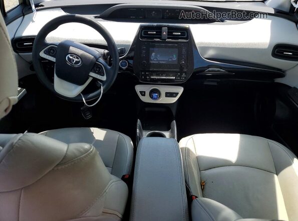 JTDKBRFU4H3043607 2017 TOYOTA PRIUS White 