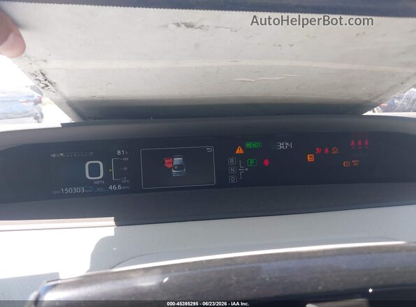 JTDKBRFU6H3574792 2017 TOYOTA PRIUS Gray Вид задніх сидінь