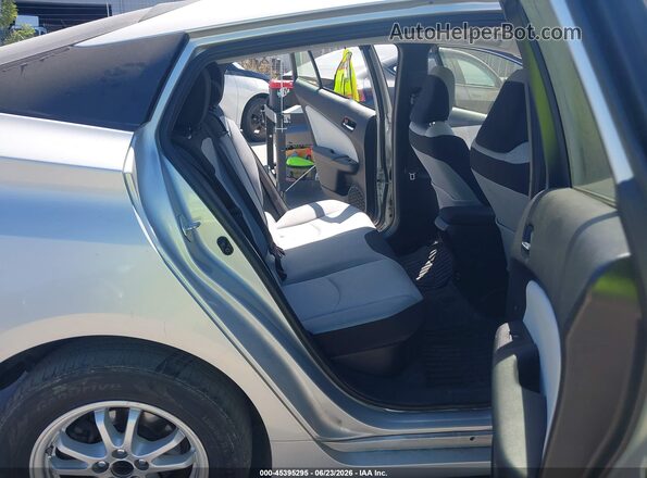 JTDKBRFU6H3574792 2017 TOYOTA PRIUS Gray Вид наклейки з VIN-кодом