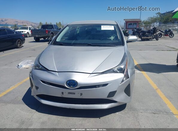 JTDKBRFU6H3574792 2017 TOYOTA PRIUS Gray Вид щитка приладів