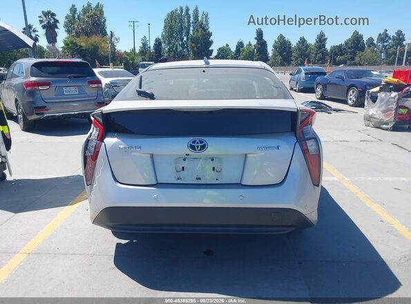 JTDKBRFU6H3574792 2017 TOYOTA PRIUS Gray 