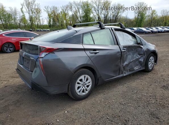 JTDKBRFU9G3511684 2016 TOYOTA PRIUS Серый Задняя правая четверть