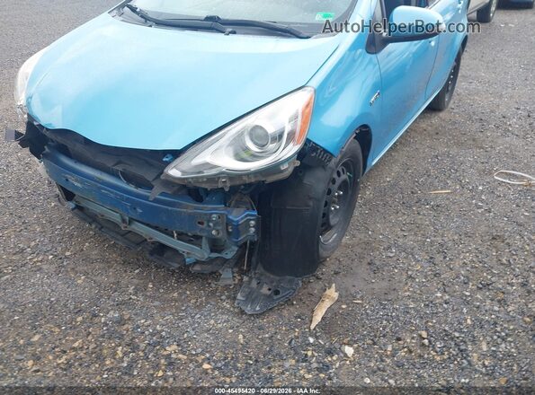 JTDKDTB3XG1121953 2016 TOYOTA PRIUS C Синий Вид спереди