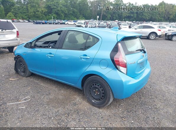JTDKDTB3XG1121953 2016 TOYOTA PRIUS C Синий Задняя левая четверть