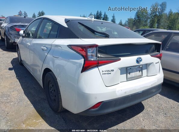 JTDL9MFU0M3026252 2021 TOYOTA PRIUS Белый Задняя левая четверть