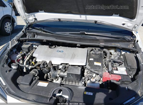 JTDL9MFU0M3026252 2021 TOYOTA PRIUS Белый Вид сзади