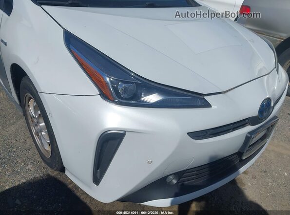 JTDL9MFU0M3026252 2021 TOYOTA PRIUS Белый Вид спереди