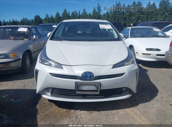 JTDL9MFU0M3026252 2021 TOYOTA PRIUS Белый Вид задней части салона