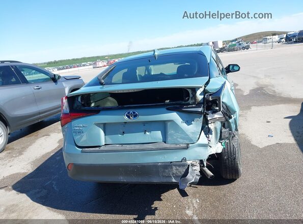 JTDL9MFU2M3024308 2021 TOYOTA PRIUS Teal 
