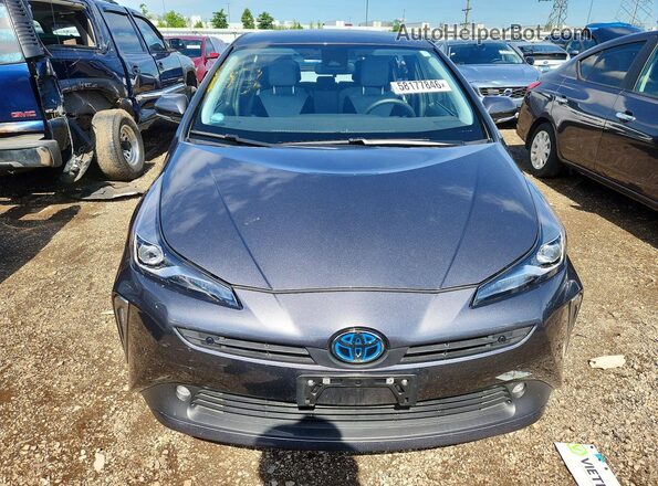 JTDL9MFU2N3041336 2022 TOYOTA PRIUS Gray Widok z przodu